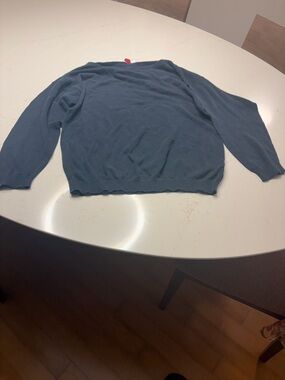 Divided Men's Dark Teal Long-Sleeve Sweater